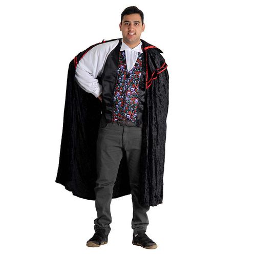 Fantasia Vampiro Plus Size Adulto e Infantil Luxo