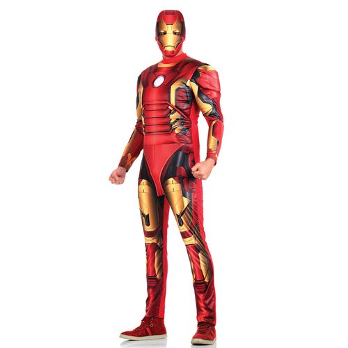 Fantasia Homem de Ferro com Peitoral Adulto e Infantil - Avengers