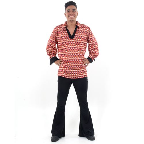 Fantasia Festa Anos 70 Disco Masculino Adulto e Infantil - Carnaval