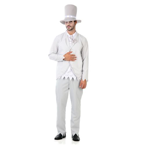 Fantasia Noivo Cadaver Adulto e Infantil - Halloween