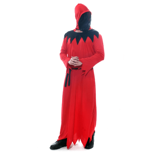 Fantasia Morte Sangrenta Túnica Adulto e Infantil com Capuz - Halloween
