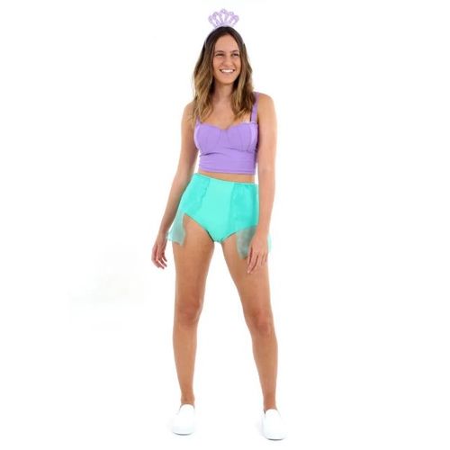 Fantasia Sereia Adulto e Infantil Hot Paint - Fantastique