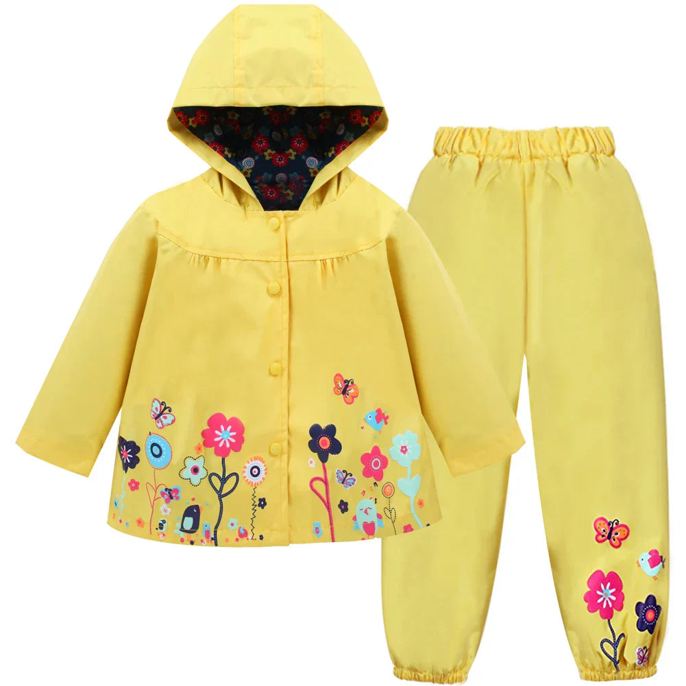 Conjunto Florido Infantil e Adulto
