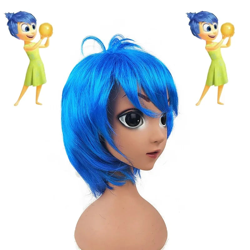 Peruca Alegria Infantil e Adulto Simples Divertidamente