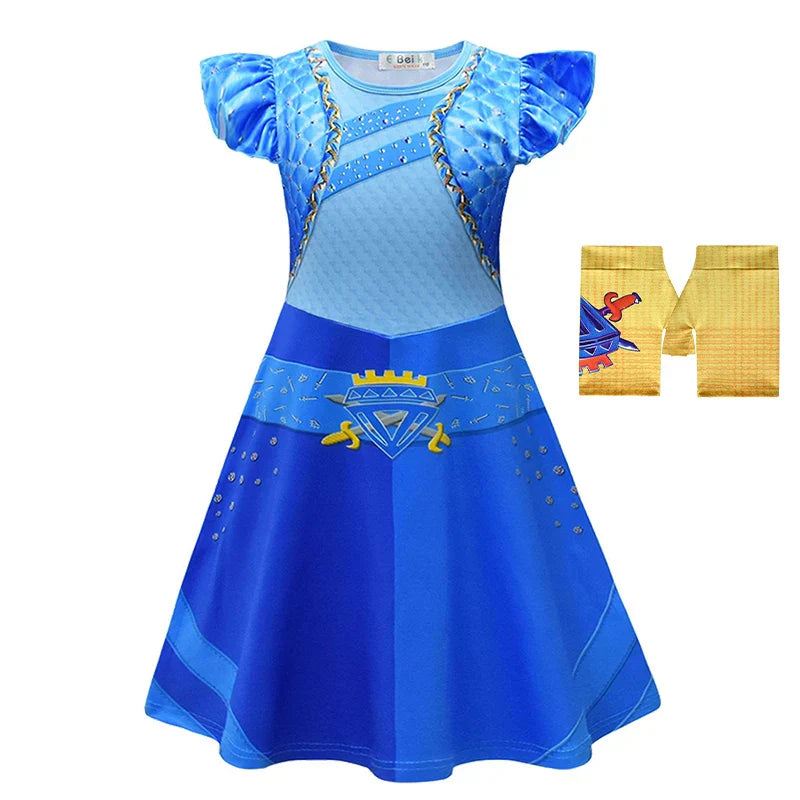 Fantasia Descendentes 4 Chloe Verão Infantil e Adulto