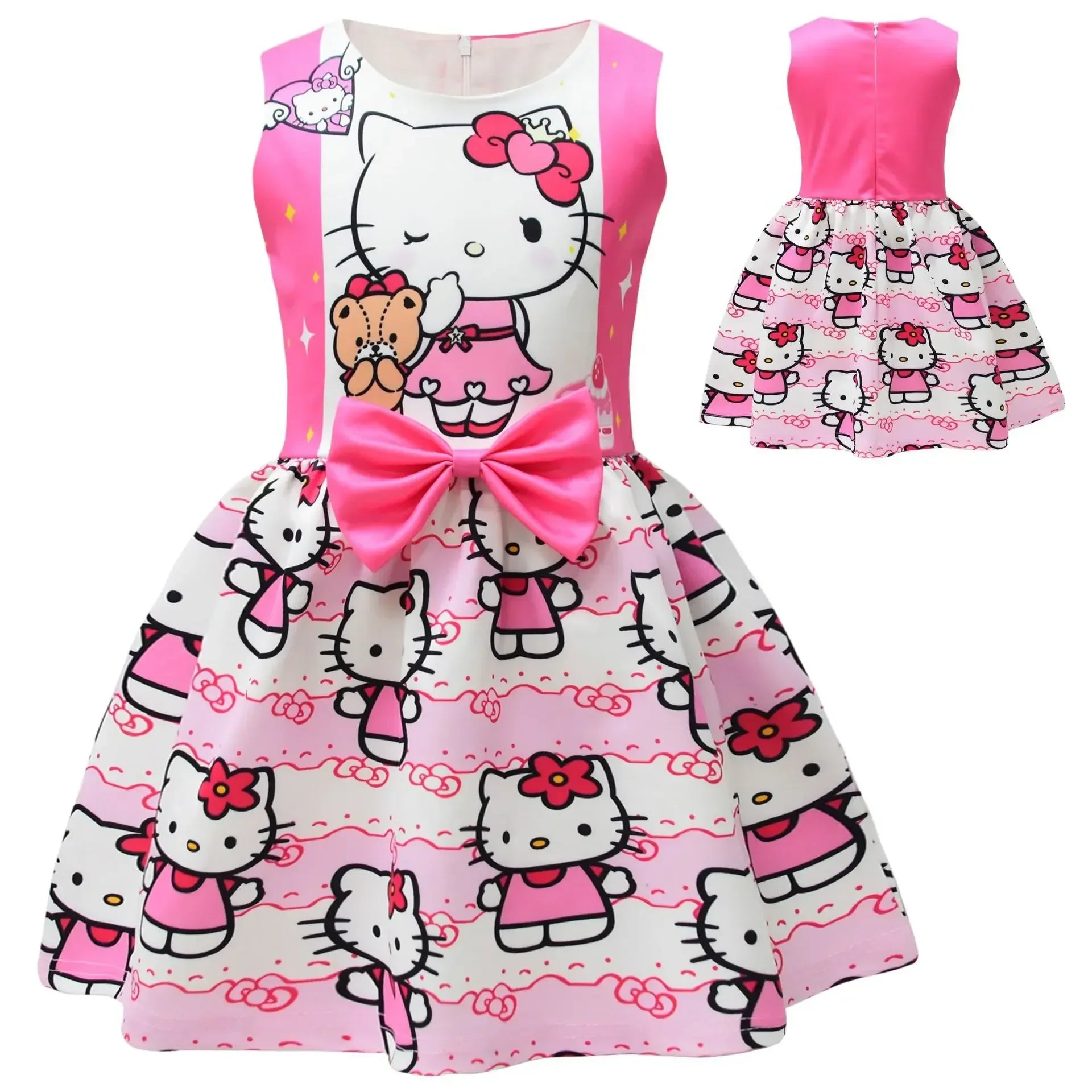 Vestido Hello Kitty Infantil e Adulto