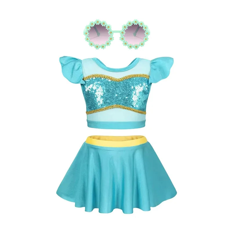 Biquíni Jasmine Infantil e Adulto com Óculos