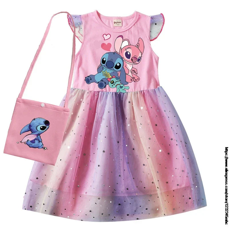 Vestido Stitch com Bolsa