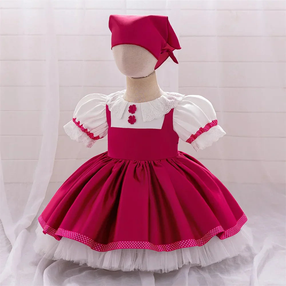 Vestido Masha Infantil e Adulto
