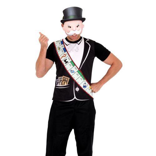 Fantasia Monopoly Masculino Adulto e Infantil