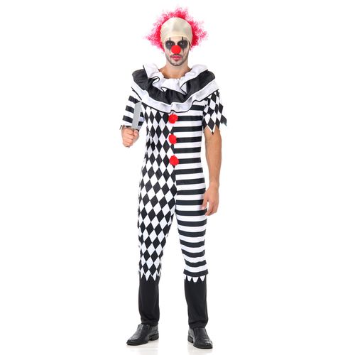 Fantasia Palhaço Assassino Adulto e Infantil - Halloween