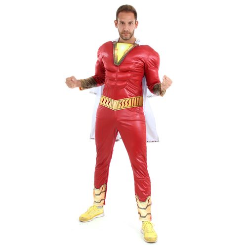 Fantasia Shazam Adulto e Infantil - Shazam