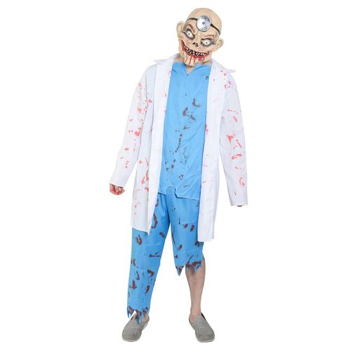 Fantasia Medico Zumbi Adulto e Infantil - Halloween