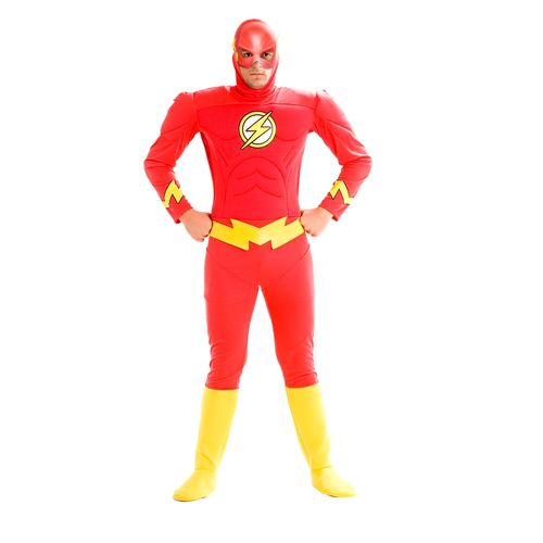 Fantasia The Flash Adulto e Infantil Luxo - Original