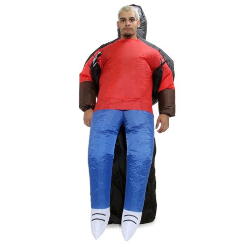 Fantasia Pânico Inflável Adulto e Infantil Para Halloween Abrakadabra