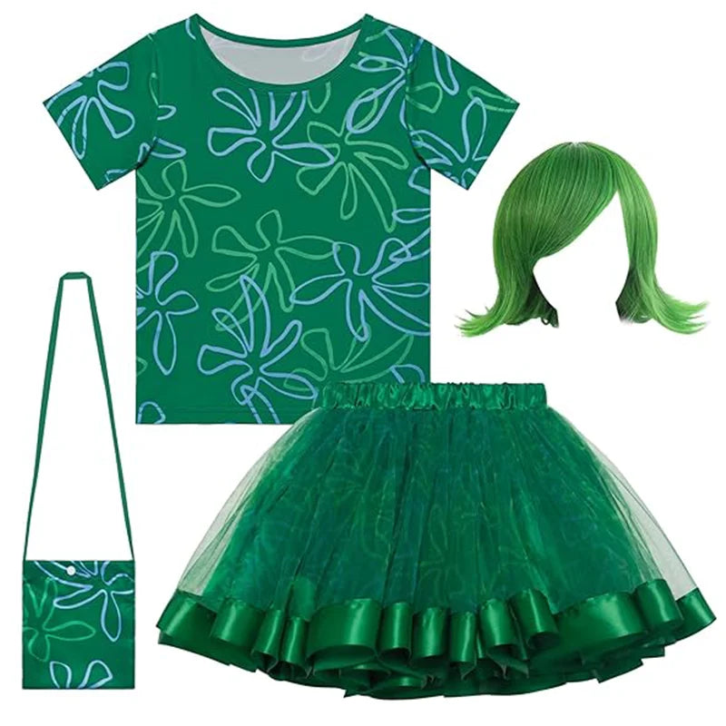 Conjunto Saia e Camiseta Nojinho Infantil e Adulto