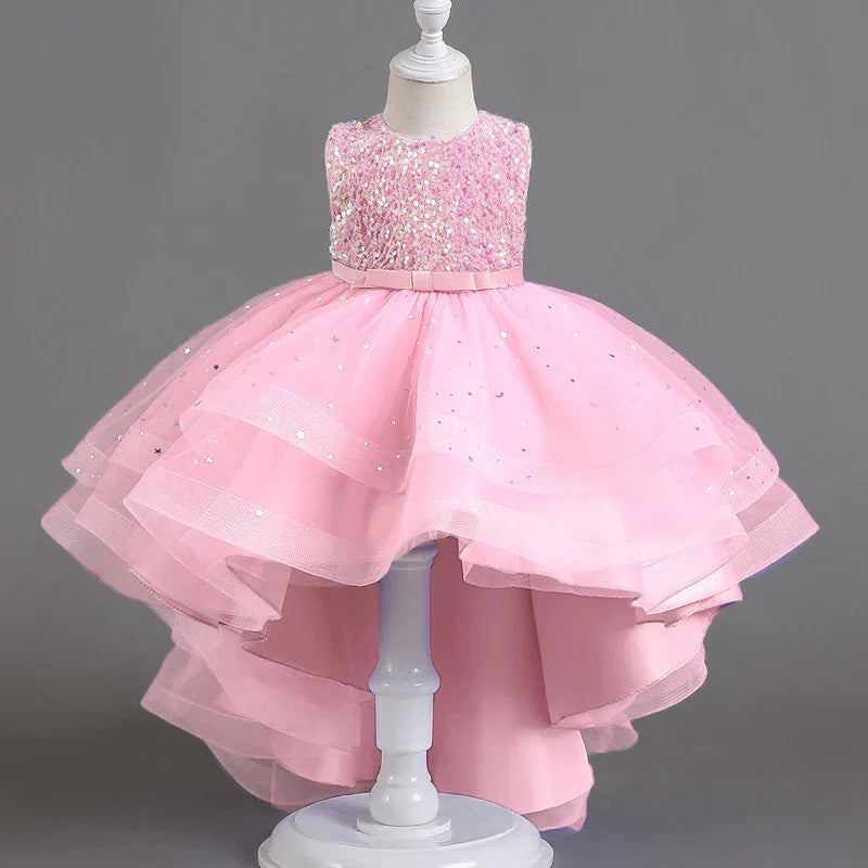 Vestido Infantil e Adulto Pétalas de Rosa